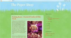 Desktop Screenshot of blog.papershop.com