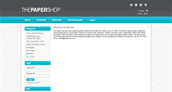 Desktop Screenshot of papershop.co.za